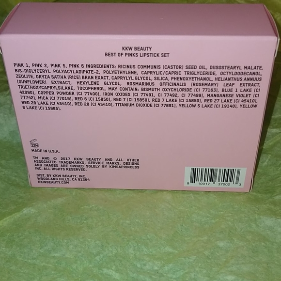 ON SALE!!!! KKW BEAUTY BEST OF PINK LIPSTICK SET - Picture 3 of 3